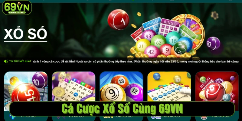 Cược xổ số tại 69VN 